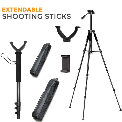 Telescopic shooting sticks - telescopic,shooting,