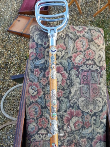Vintage shooting stick with - stick,