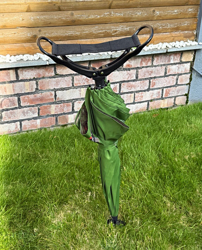 Shooting stick umbrella seat - umbrella,