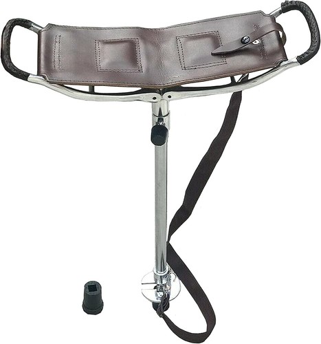 Leather shooting seat stick - leather,