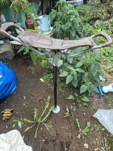 Vintage shooting stick seat