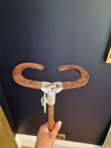 Vintage metal shooting stick - shooting,