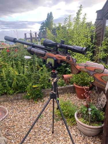 Shooting saddle rifle - rifle, cradle