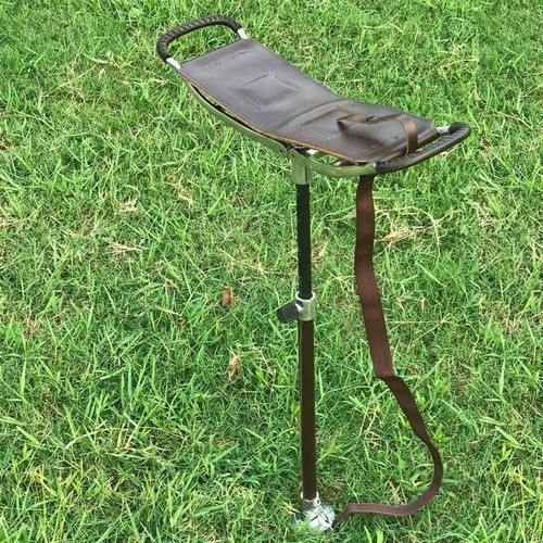 Leather shooting stick - leather,