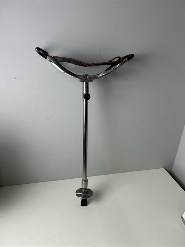 Folding brown leather shooting - folding,